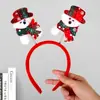 Diadema Navideña Aro para el Cabello Adultos Niños Disfraz Accesorios para el Cabello Diadema Navideña Diadema de Astas Adorno para la Cabeza Navideño