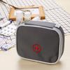 Bolsa de almacenamiento de viaje para llevar, bolsa de medicamentos pequeña portátil de viaje, bolsa de primeros auxilios para clasificar medicamentos domésticos, bolsa médica coreana