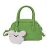 Bolsa de Axila Yuezi Nicho para Mulheres 2026 Nova Tendência Moda Estilo Coreano Bolsa de Mão Bolsa Bowling Bolsa de Ombro Simples Tendência