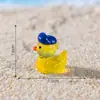 Transfronterizo Nuevo Producto Micro-Paisaje Creativo Luminoso Versátil Patito Amarillo Muñeco Accesorios de Decoración DIY Pequeños Adornos de Resina