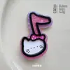 Presilhas de Cabelo Acrílicas Fofas e Adoráveis para Crianças, Presilhas Bico de Pato, Presilhas Laterais Doces para Franja de Meninas, Acessórios de Cabelo de Desenho Animado