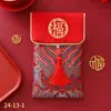 Sobre rojo de tela Año Nuevo boda inauguración de casa cambio diez mil yuanes bolsa de sobre rojo creativa boda cumpleaños cumpleaños luna llena ganancia está sellado