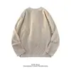 Nova Camiseta Masculina Primavera/Outono 2026 Estilo Old Money Casual Americano Preguiçoso Tie-dye Gola Henley Manga Longa Camiseta Top Masculino