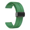 Fabricante Adecuado para Xinhua Gt5 Samsung Watc6 Xiaomi S4 Honor Correa de Reloj de Silicona Magnética Plegable Hebilla Plegable Correa de Reloj 22