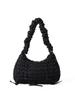 Bolso de Nube de Moda para Niña con Nuevo Patrón de Burbujas Texturizado, Bolso de Hombro Cruzado Plegado de Estilo Coreano Retro para Mujer