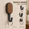 Gancho Estilo Madera Baño Hogar Gancho Adhesivo Ropa Sombrero Adorno Almacenamiento Instalación Sin Clavos Cocina Pegar Colgante de Pared Venta al por Mayor