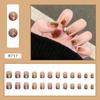 Sencillas Lindas Estilo Chanel Ropa Otoño e Invierno Armadura Precio Barato Más Vendidos Piezas de Manicura Acabado Caramelo Ámbar Uñas Postizas