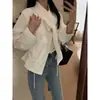 Gabardina corta de alta gama para mujer, nuevo modelo 2026, diseño holgado con cuello alto ceñidor a la cintura, chaqueta casual, top de moda