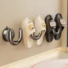 Estante para Chanclas con Ventosa para Baño, Estante para Secar Zapatos Montado en la Pared sin Taladrar, Solución de Almacenamiento para el Baño