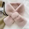 Bufanda Mao de Color Sólido para Mujer, Invierno, Suave, Estilo Coreano, Linda para Niña, Bufanda de Felpa, Cálida, Imitación de Piel de Conejo, Cuello