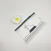 Venta Caliente Transfronteriza Bolsas de Cuerdas de Plástico Desechables, Bandas Elásticas de Goma Negras, Ligas para el Cabello al por Mayor, Bandas para el Cabello para Atar el Cabello