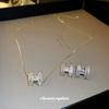 Brincos de letras de zircão com agulha de prata galvanizada de ouro real, design coreano, brincos de diamante elegantes, brincos de luxo leves de alta qualidade para mulheres