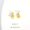 Accesorios DIY Dorados Mate que Conservan el Color Colgante de Calabaza Girasol Accesorios de Dijes para Mujeres