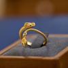 Anillo con Forma de Dragón del Zodiaco para Mujer, Estilo Étnico, Nuevo Diseño Personalizado, Anillo Ajustable, Anillo para Dedo Índice de Nicho, Moderno