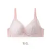 Conjunto de Sujetador Francés Sweet Heart de Encaje Completo Sexy para Busto Pequeño Push-up Hace que el Busto Parezca Más Grande Soporte Previene la Caída Sin Aros Pura Pasión para Mujer