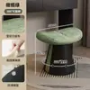 Tocador de Maquillaje de Lujo Ligero y de Gama Alta, Taburete para Tocador de Dormitorio, Giratorio, Silla de Maquillaje que Ahorra Espacio, Silla para Tocador de Estilo Nuevo