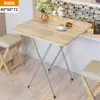 Mesa Plegable Mesa de Comedor Mesa de Comedor Portátil para Dormitorio Mesa Auxiliar Doméstica Simple para 4 Personas 2 Hogares Pequeños