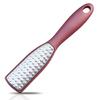 Lima para pies de acero inoxidable gruesa y fina para exfoliar localmente, para pedicura y eliminación de callos.