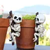 Pendente de Jardim Caveira Esqueleto Novo Produto Transfronteiriço Decoração de Casa Pátio Halloween Presente de Jardinagem Artesanato em Resina