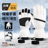 Guantes Calientes de Invierno para Mujer con Pantalla Táctil, Forrados de Felpa y Engrosados, Impermeables, Guantes para Esquiar y Ciclismo para Hombre del Noreste de Harbin