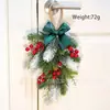 Decorações de Natal: árvore pendurada, guirlanda de PE, enfeite de porta de vitrine, arranjo criativo de parede para sala de estar de Natal