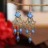 Pendientes de Estilo Étnico 2026 Tus Pendientes Florales Retro Coloridos Dixi Venta al por Mayor Joyería de Margarita Yiwu