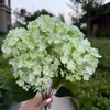 Juego de 7 flores de hortensia artificiales, perfectas para arreglos florales de boda, decoraciones de pared, decoraciones de pasillo, arreglos de suelo, exhibiciones florales de exterior y decoraciones de salón de bodas