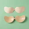 Adhesivo para el pecho para reunión de verano de mujeres, cabestrillo de soporte superior delgado invisible transpirable anti-bultos, adhesivo especial para el pecho para nadar, vestido de novia