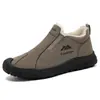 Zapatos de Hombre 2026 Otoño Invierno Nueva Llegada Dropshipping Slip-on Casual Zapatos de Algodón Felpa Engrosados Zapatos de Papá Caminata al Aire Libre Zapatos de Algodón