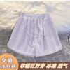 Shorts de Verano de Seda de Hielo para Niñas Delgados Vestido de Verano para Niñas Estilo Occidental Casual Ropa para Niños Nuevo Estilo Pantalones de Pierna Ancha para Niños Medianos y Grandes