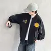 Roupa infantil meninos estilo primavera e outono jaqueta 2026 novo casual outono crianças médias e grandes roupas para meninos legal bonito roupas de outono moderno