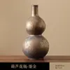 Vaso Cerâmico Pequeno Retrô com Pet de Chá Criativo Azul Marinho para Decoração de Sala de Estar e Bar Suporte de Incenso Pequeno Mini