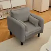 Sofá de luxo leve para salas pequenas, sofá simples de dois ou três lugares para apartamentos, lojas de roupas, imóveis para aluguel e áreas de recepção