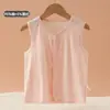 Chaleco para Bebés Recién Nacidos, Camiseta sin Mangas Unisex para Bebés, Ropa Interior para Primavera y Otoño, Chaleco de Algodón Puro para Niños Pequeños