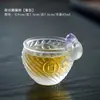 Palacio Cultural y Creativo de la Ciudad Prohibida Estilo Palacio Vidrio Grueso Copa Maestra Taza de Té Grande Individual con Forma de Gato para Uso Doméstico Juego de Té Kung Fu