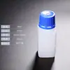Botella Cuadrada de Plástico con Tapa Azul, Botella de Plástico con Tapa Antirrobo y Tapa Interior, Botella para Muestras de Laboratorio con Tapa Azul de Plástico PE Botella Cuadrada