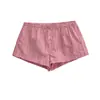 Ins shorts de cuadros retro americano para mujer verano nuevo salida a la playa calzoncillos tipo bóxer casual versátil estilo BM pantalones para casa