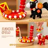 Pequenos Presentes de Ano Novo, Decorações Festivas para o Ano Novo, Palitos Torcidos, Materiais DIY Feitos à Mão, Lanternas do Festival da Primavera, Presentes Infantis do Ano do Cavalo