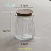 Botella de vidrio con tapón de corcho, botella de aromaterapia, botella portavelas, botella de la suerte, botella de deseos, botella casera para yogur y pudín, botella para té de flores y condimentos