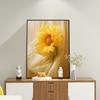 Estilo Crema Girasol Pintura Decorativa para Sala de Estar Textura Floral Fondo de Sofá Pared Pintura de Piso Puerta de Entrada Mural de Entrada