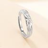 Anillo de Pareja Lianyu Pie Plata 999 Anillo de Diseño Nicho de Lujo Ligero 2024 Nuevas Explosiones Joyería de Mano al Por Mayor