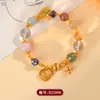 Atacado ouro ouro método antigo ouro mammon cristal multi tesouro pulseira nova moda chinesa retrô nova pulseira explosiva