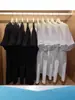Camiseta de Algodón Grueso de Color Sólido de Manga Corta para Hombres y Mujeres, Capa Base Blanca de Verano, Top de Hombro Normal Negro Puro, Camiseta de Media Manga para Hombre
