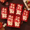 2027 Año Nuevo Chino Sobres Rojos Personalizados Creativos Año del Cordero Li Shi Sobres Festival de Primavera Caligrafía Universal Inauguración Boda Dinero de la Suerte Cartera