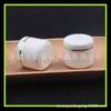Botella de crema de borde plateado de 30 ml botella de crema facial para niños caja de ungüento caja de ungüento botella de cera de 30 g botella de muestra pequeña de mascarilla