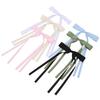 Pinza de Pelo de Lazo de Cinta Dulce de Poliéster-Algodón Transfronterizo Pinza de Pato para la Parte Trasera de la Cabeza Pinza de Pelo Tocado Accesorios para el Cabello Venta al por Mayor