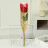 Bolsa de Embalaje de Flor Individual con Forma de Corazón de Nuevo Estilo, Materiales de Embalaje Floral DIY para Floristería, Bolsa Transparente Opp para Ramo al por Mayor