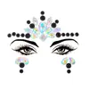 PARTYJOY artículo de venta caliente transfronterizo pegatinas de gemas para la cara pegatinas para cejas pegatinas faciales autoadhesivas de diamante pegatinas faciales para carnaval musical Halloween
