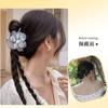 Suministro directo de fábrica de cola de caballo de peluca femenina camelia pinza para el cabello accesorios para el cabello cabello largo trenza de espiga cola de caballo alta una generación de cabello