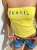 Camiseta corta europea y americana, top ajustado con estampado de letras Y2K para mujer, top sexy de verano con ombligo para chica, temperamento al por mayor